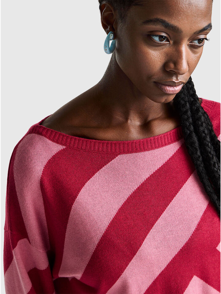 BOAT-NECK SWEAT.L/S Women image number 4